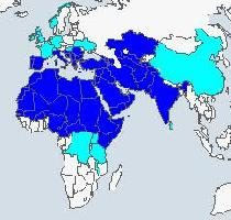 Foto: Măcăleandrul roșcat - răspândire