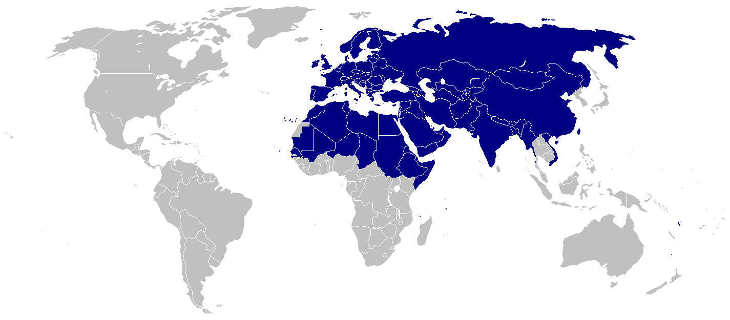 Foto: Codroșul de munte - răspândire